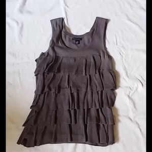 Tommy hilfiger sz. sm., grey knit vest